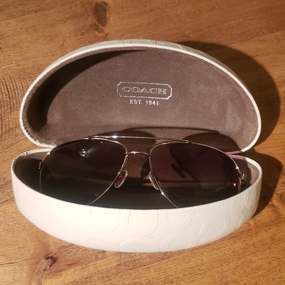 Coach Sunglasses & Case - Picture 1 of 5
